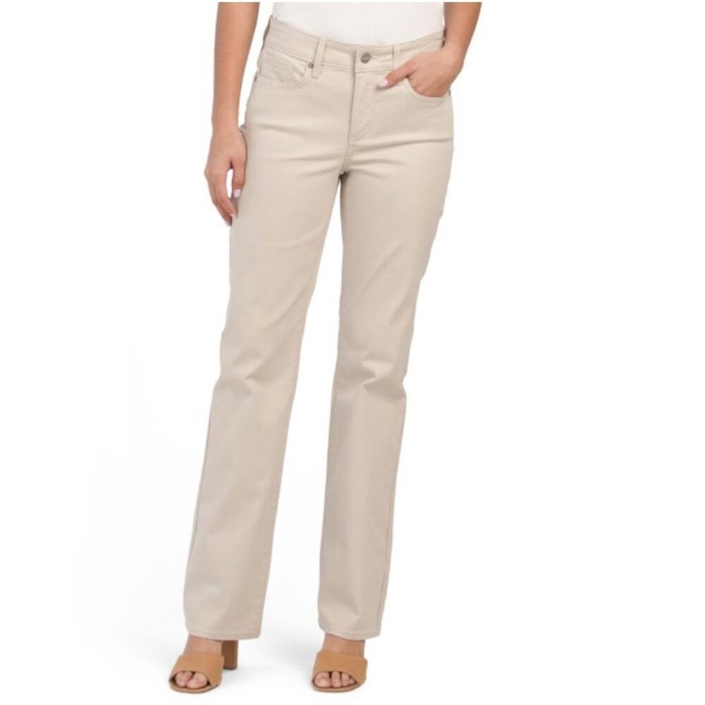 NYDJ Waist Match Marilyn Straight Leg Feather Jeans Size XS